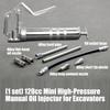 Manual 120cc Mini High Pressure Oil Dispenser Grease Applicator for Car Motorcycle Light Maintenance Accessories Care