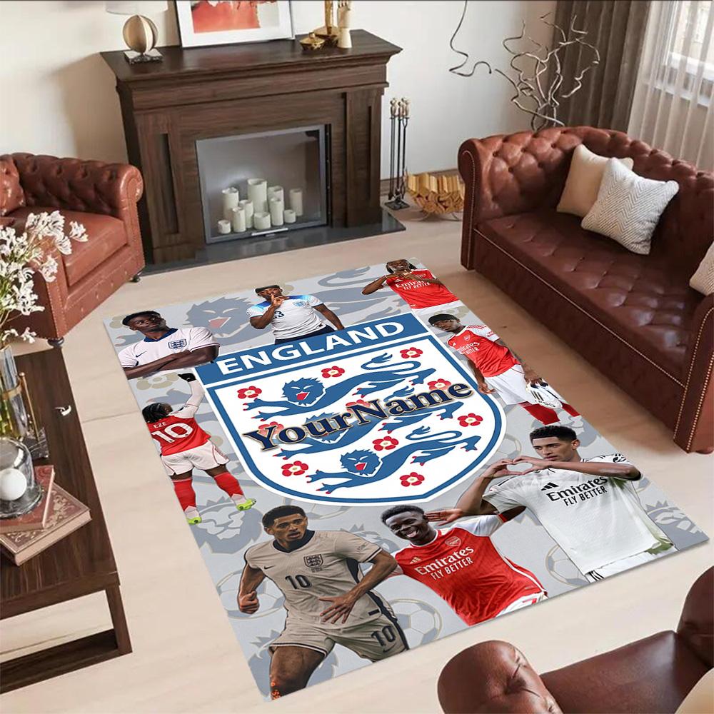Arsenal Customize Your Name Carpet Suitable for Hallway Outdoor Living Rooms Dining Room Antislip Carpet Anime Office Decor
