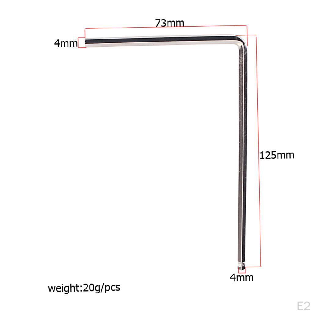 Klucz do pręta napinającego gitary elektrycznej / akustycznej z końcówką kulkową