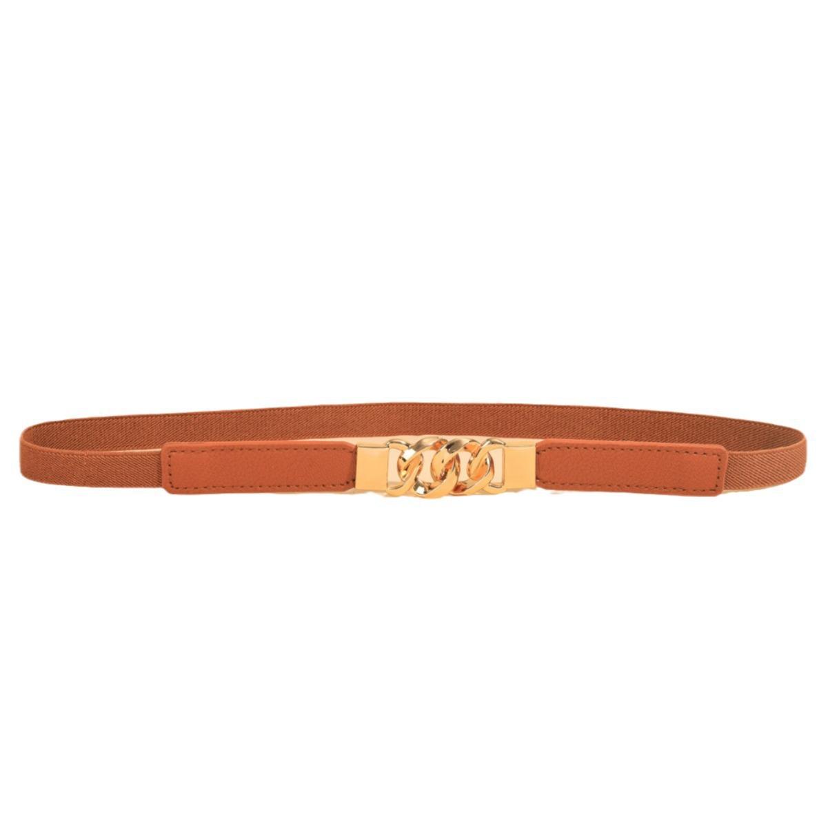 

Women s Decorative Pearl Elastic Thin Waistband, Fashionable and Versatile, with Buckle and Thin Belt, Waist Decoration