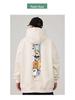 Sweat à capuche avec ours pour homme grande taille - Style américain tendance, Velours Coupe ample, Tailles jusqu'à 8XL
