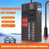 Car Converter To Outlet Plug 220V Car Outlet 1500W Multiple Ports Automobile Adapter USB Charging For Workstation Marine Truck
