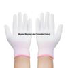 Anti-Static White PU Coated Palm Gloves - Thin Style for Electronics