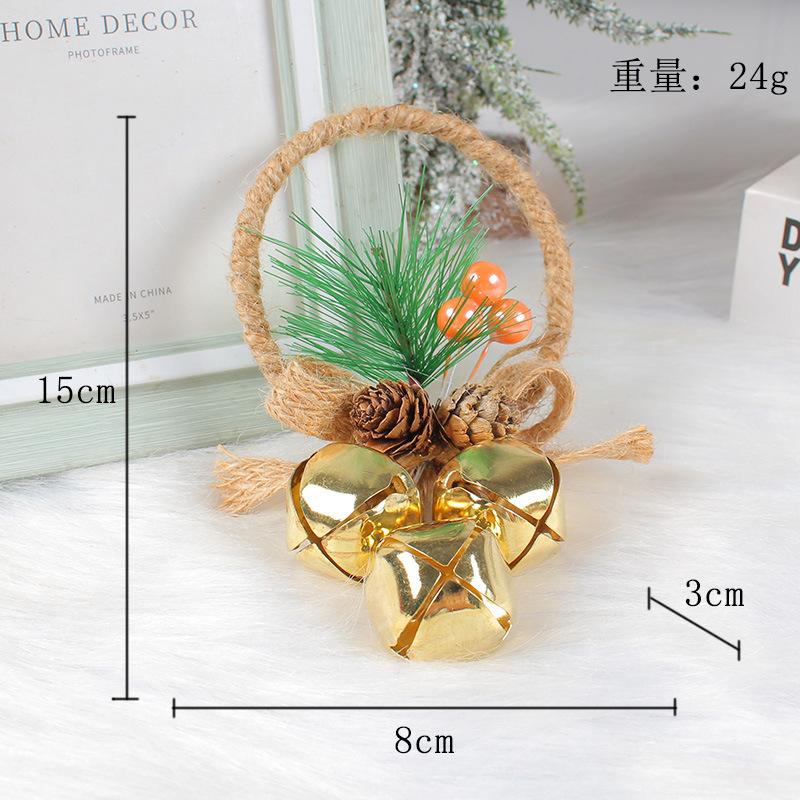 

Рождественские украшения, венок, колокольчик, аксессуары, кулон, Diy Mall, Рождественская елка, подвесные украшения, украшение с бантом 1PC B