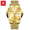 OLEVS 3759  Classic Business Business Stainless Steel Man Classic Business Calendar Luxury Man Quartz Watch