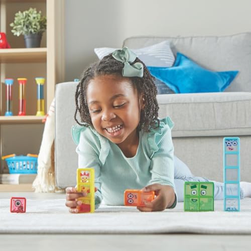 Numberblocks Bottiglie sensoriali da uno a cinque, 5 pezzi, controllo delle emozioni, giocattolo per il rilassamento SEL, prodotto originale 96090