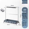 Movable Floor-Standing Stainless Steel Broom and Mop Holder