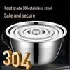 10-inch Multi-purpose 304 Stainless Steel Bowl with Lid