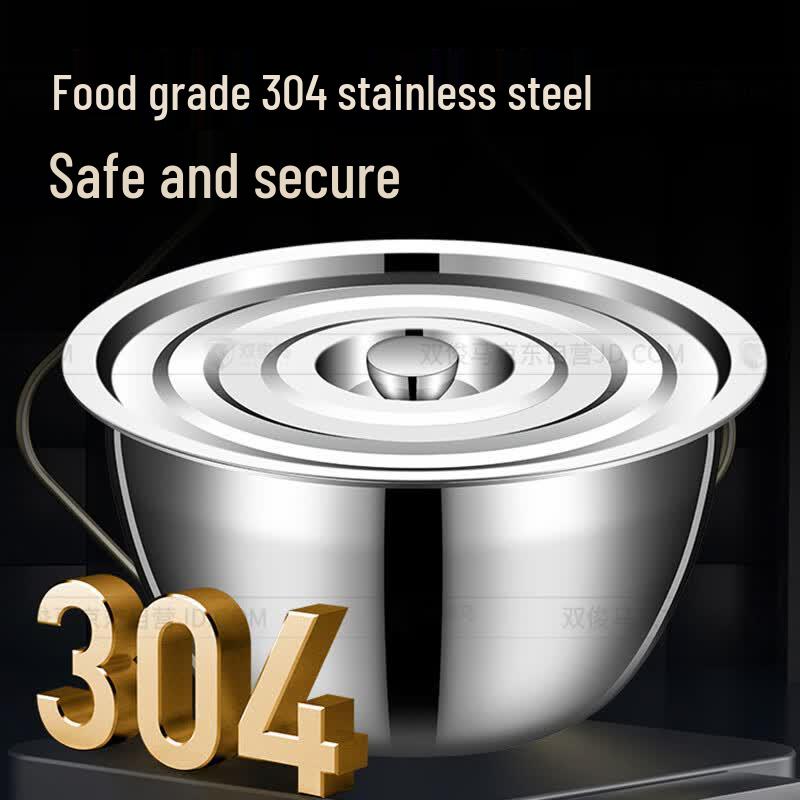 10-inch Multi-purpose 304 Stainless Steel Bowl with Lid