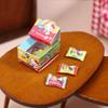 1:12 Dollhouse Miniature Hello Kitty Boxed Candy Sanrio Kt Cat Candy Food Model Decor Toy Doll House Accessories
