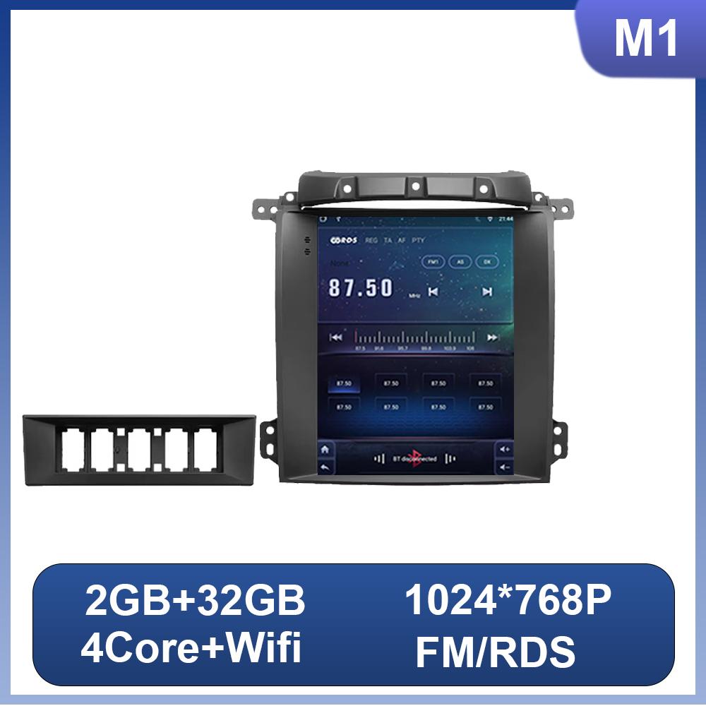 

Автомобильный радиоприемник, видео, мультимедийный проигрыватель 9,7 дюйма для Kia Sorento BL 2002 - 2006 для Teasla Style, вертикальный экран, Bluetooth RDS 8 ядер