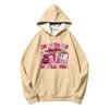 Unisex Long Sleeve Hoodie with Print and Pocket