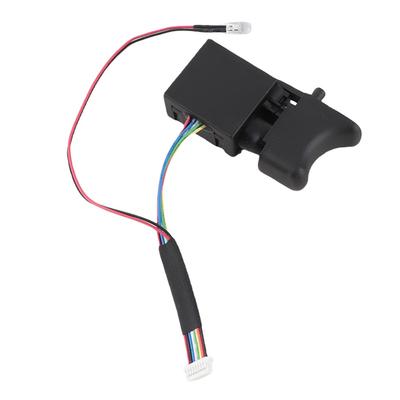Adjustable Speed Electric Drill Trigger Switch CW/CCW 8 Pin Speed Control Switch Black with Light Electric Wrench