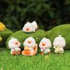 Playful Rubber Duckling Plush Toy - Cute Bathing Duck Series Ornament