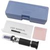Handheld-Alkoholrefraktometer Zuckerwein-Konzentrationsmesser Dichtemesser 0-32% Alkohol Bier 0-32% Brix Trauben