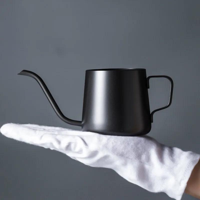 PARACITY Stainless Steel Pour-Over Coffee Pot Portable Heating Coffee Maker Home Hanging Ear Gooseneck Kettle