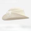 Autumn Winter Fedoras For Women Outdoors Warm Hepburn Style French Elegant Pearl Flower Beret Hat Vintage Studio Fisherman Hat
