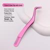 Stainless Steel Eyelash Curler & Tweezers False Eyelash Tool with Comb