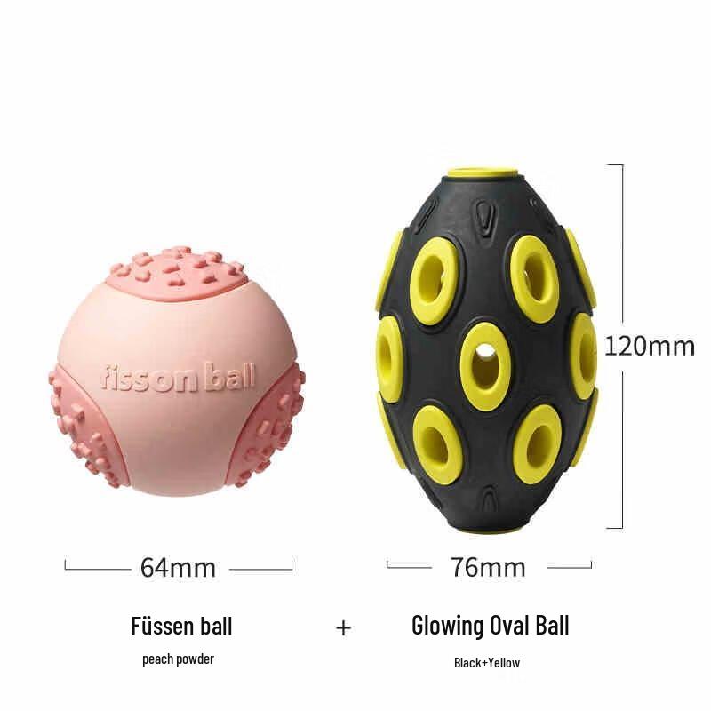 Miling Squeaky Durable Dog Toy Ball Set