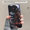 Moonlight Fairy Trail For Redmi Note 14 Pro+ 13 Pro 8 9 9S 12S 10 Pro 11 12 13C 14C A3 12 13 K60 Ultra Black Glass Phone Case
