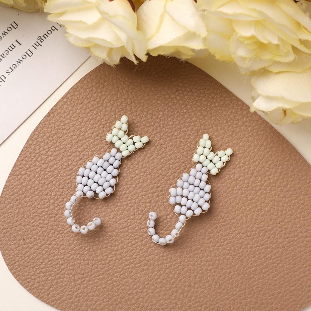 

2pcs/set Handmade Craft Earring Accessories Colorful Jewelry Making Material Hairpin Making Kit синий