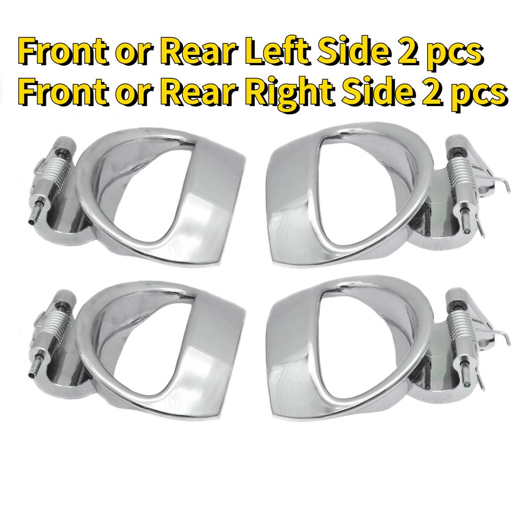 Chrome Interior Door Handle Front or Rear Left or Right LH RH For Chevrolet Chevy HHR 2.0L 2.2L 2.4L 2007 2008 2009 2010 2011