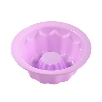 Geriffelte runde Silikon-Backform, antihaftbeschichtet, Mini-Form, hitzebeständig, Kürbis-Dessert, Cupcake-Förmchen, für Zuhause, Hochzeit