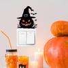Halloween Pvc Pumpkin Witch Hat Spider Switch Sticker Living Room Decor Wall