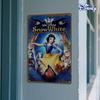 1pc Snow White and the Seven Dwarfs Metal Tin Sign - 20.32x30.48 Cm, Whimsical Wall Art with Snow White, Dwarfs, and Magical Cre