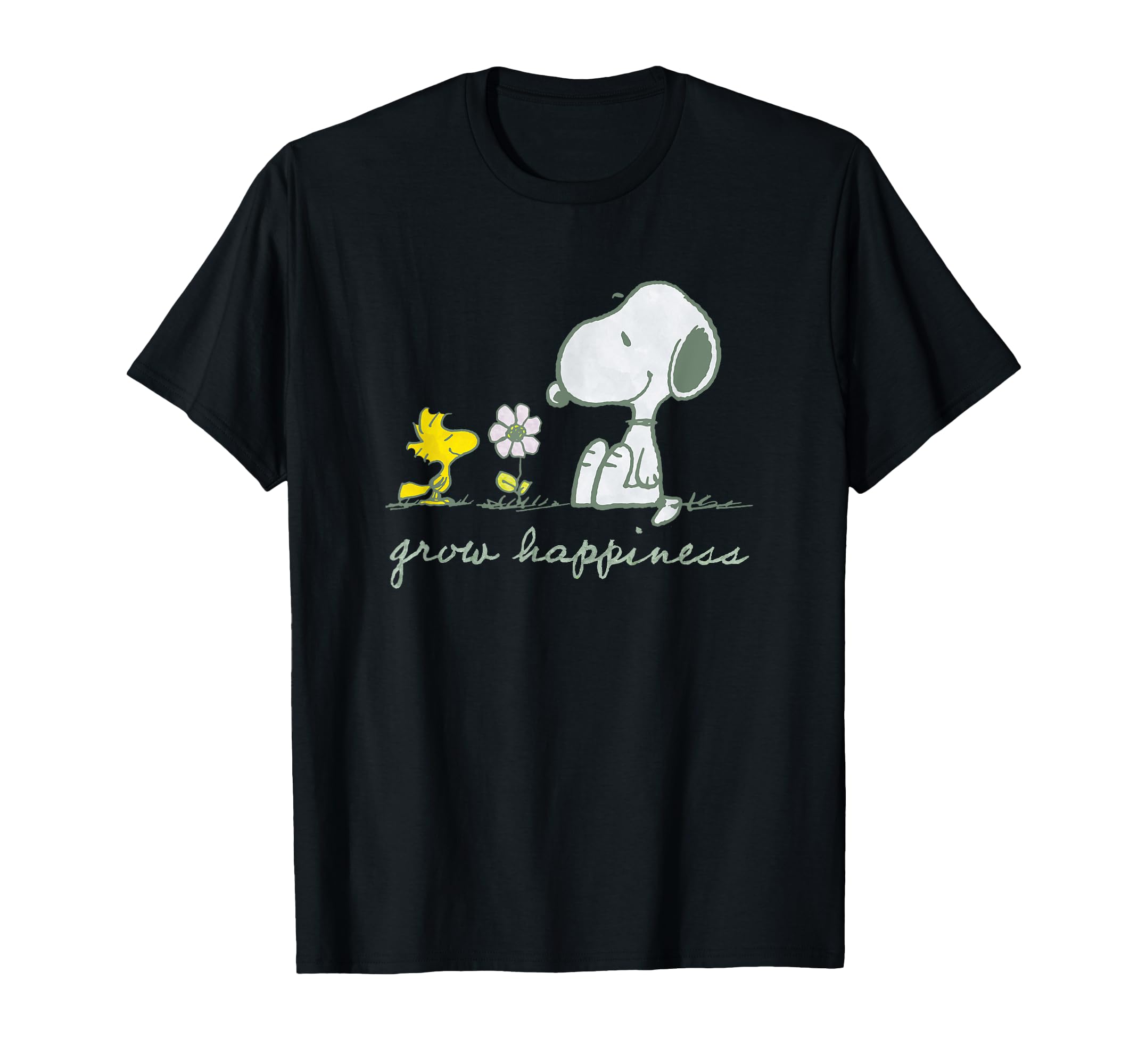 

Peanuts Snoopy Woodstock Growth Happiness Nature T-shirt
