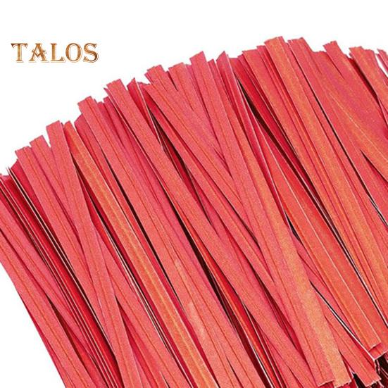1000 Pcs Kraft Paper Twist Ties Reusable Ties with Wire Core Flexible Cable Ties for Packaging Bread Cake Candy Party Favors