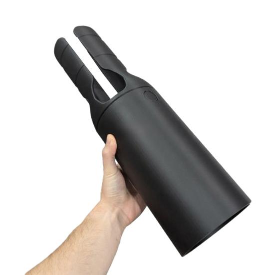 Leaf Blower Attachment Universal Nozzle Fits 2-4 Inch Outlets Durable Weather-Resistant Air Booster Yard Cleaning