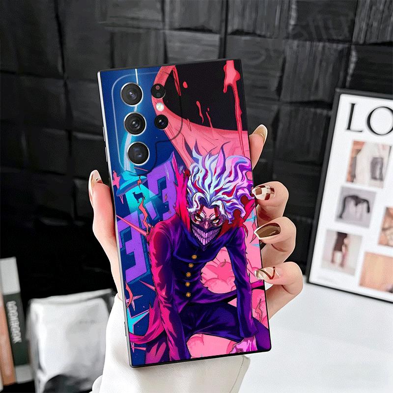 D-Dandadans Okarun Anime Soft Phone Case for Samsung Galaxy S26 S25 Edge S24 Ultra S23 Plus S22 S21 FE S20 Black Cover Back Shel