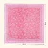 Printed Square Scarf Line Foulard Headband Silk Scarf New Hair Wrap  Women