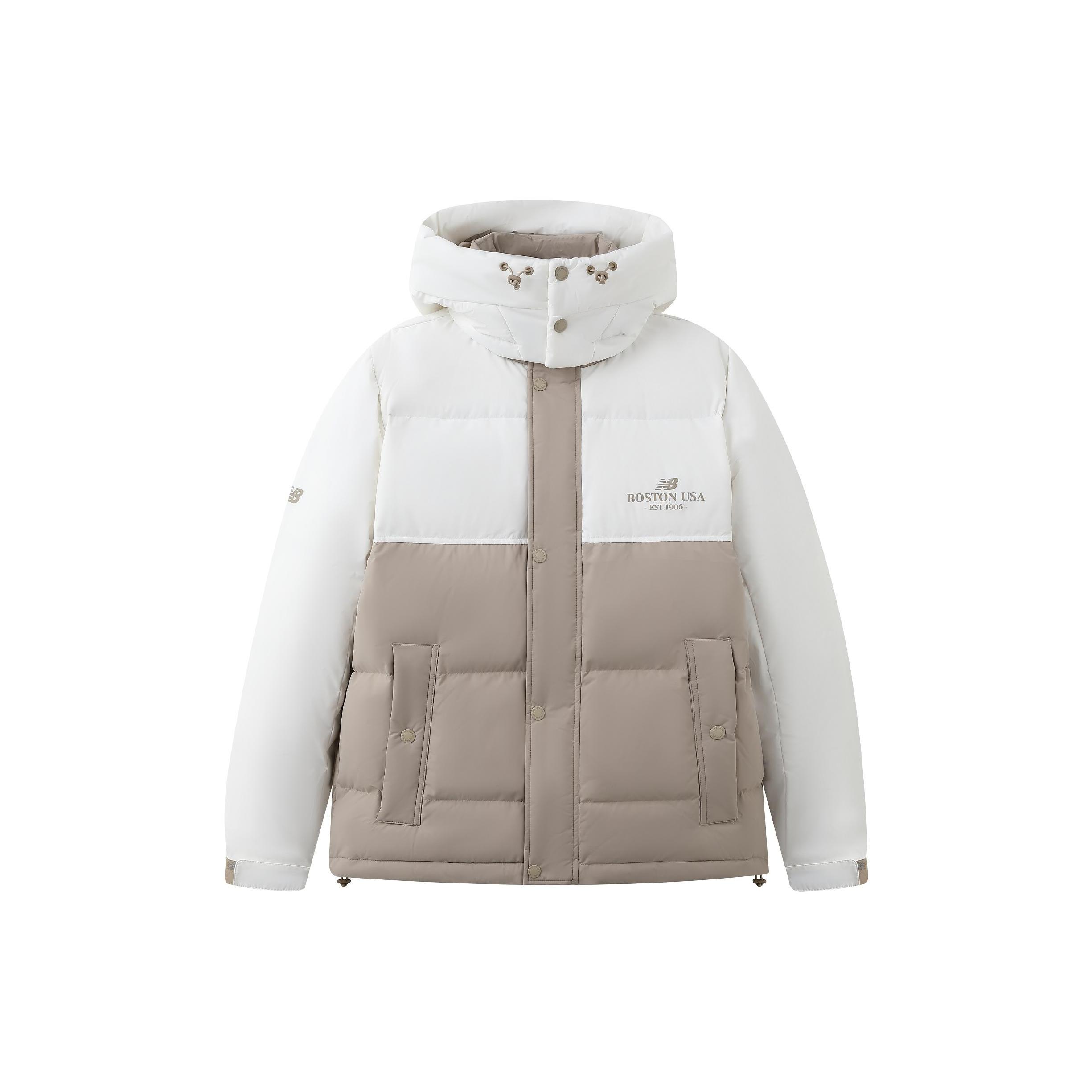 Пуховики New Balance Мужские Светло-хаки С капюшоном Умеренные Другие AMJ34301-CIC M