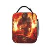 Scorpion Get Over Here Insulated Lunch Bags Cooler Bag Lunch Container Mortal Kombat Game Large Lunch Box Tote College Picnic
