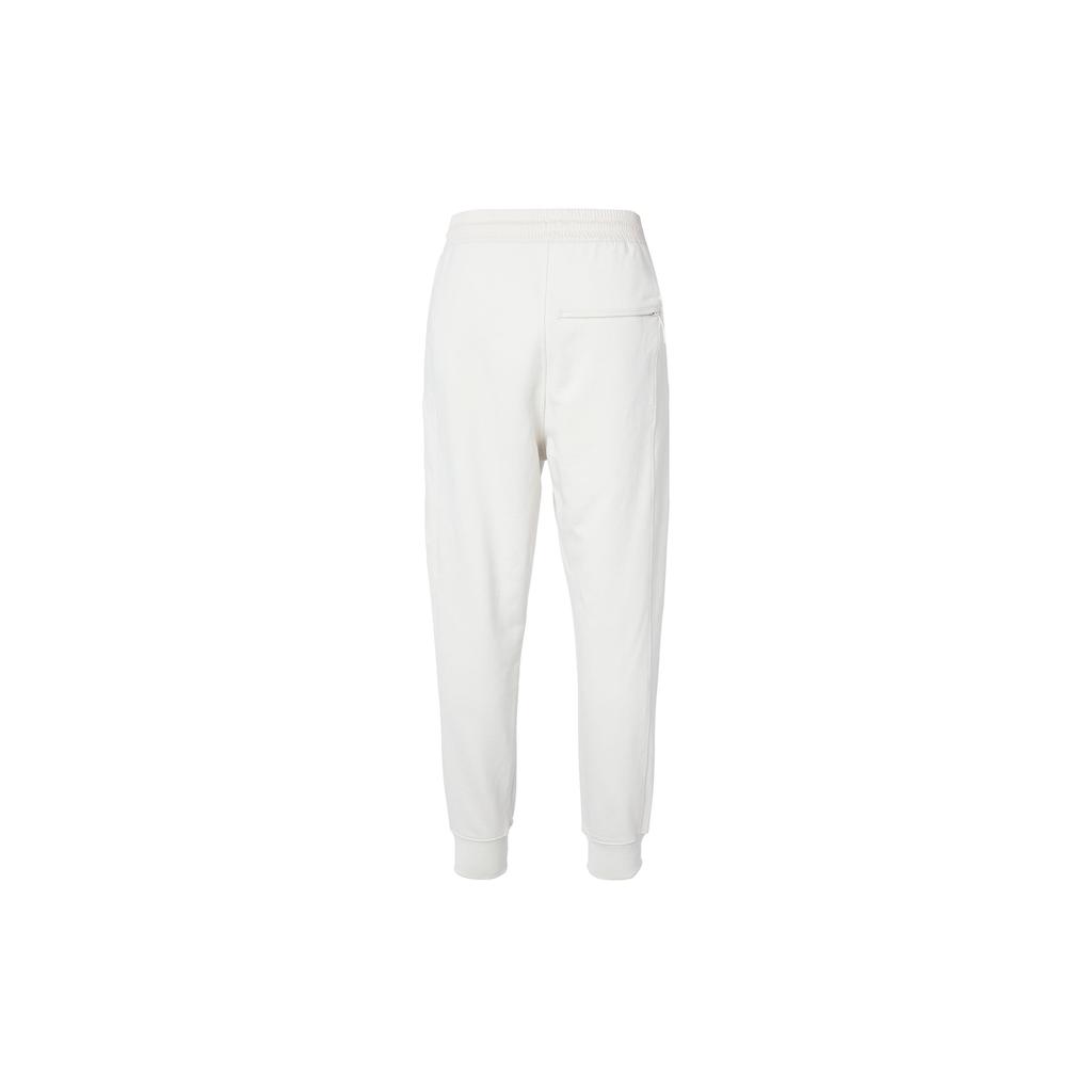 Y-3 Ss22 Side Zipper Drawstring Cuffed Sports Pants Men Pants White HG6205