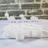 Multipurpose Dinosaur Silicone Mould Set for Candle Cement Plasters Craft Home Decoration