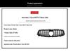 GT Black Grille Replacement for 2021-2023 Mercedes-Benz E-Class W213
