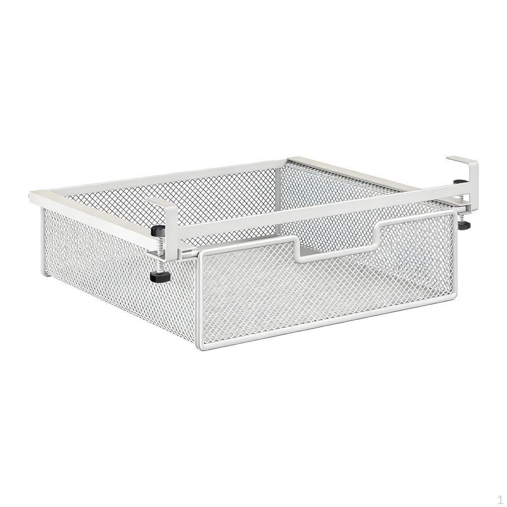 Cesto per Cassetto, Cassetto Appeso in Ferro, Scaffale Estraibile, Uso Versatile per Ufficio, Stanza del Dormitorio,