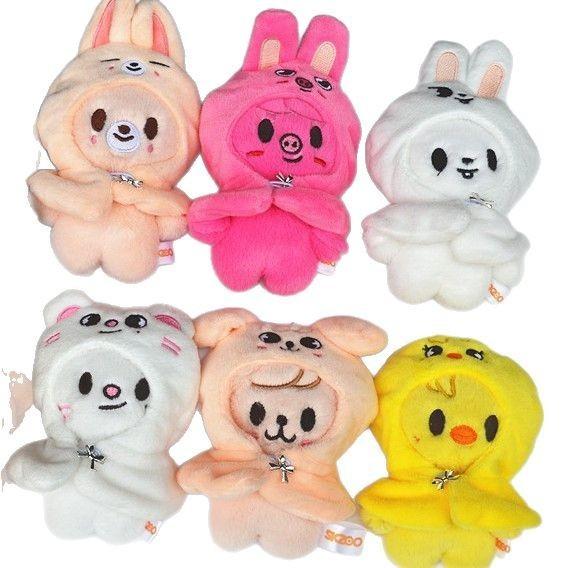 Bibs Series Cloak Plush Toys Dwaekki Seoul FM Wolf Chan Stuffed Animal Plushies Doll