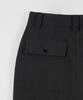 Pildeoseu Woman Pigment Vintage Skirt Deep Charcoal