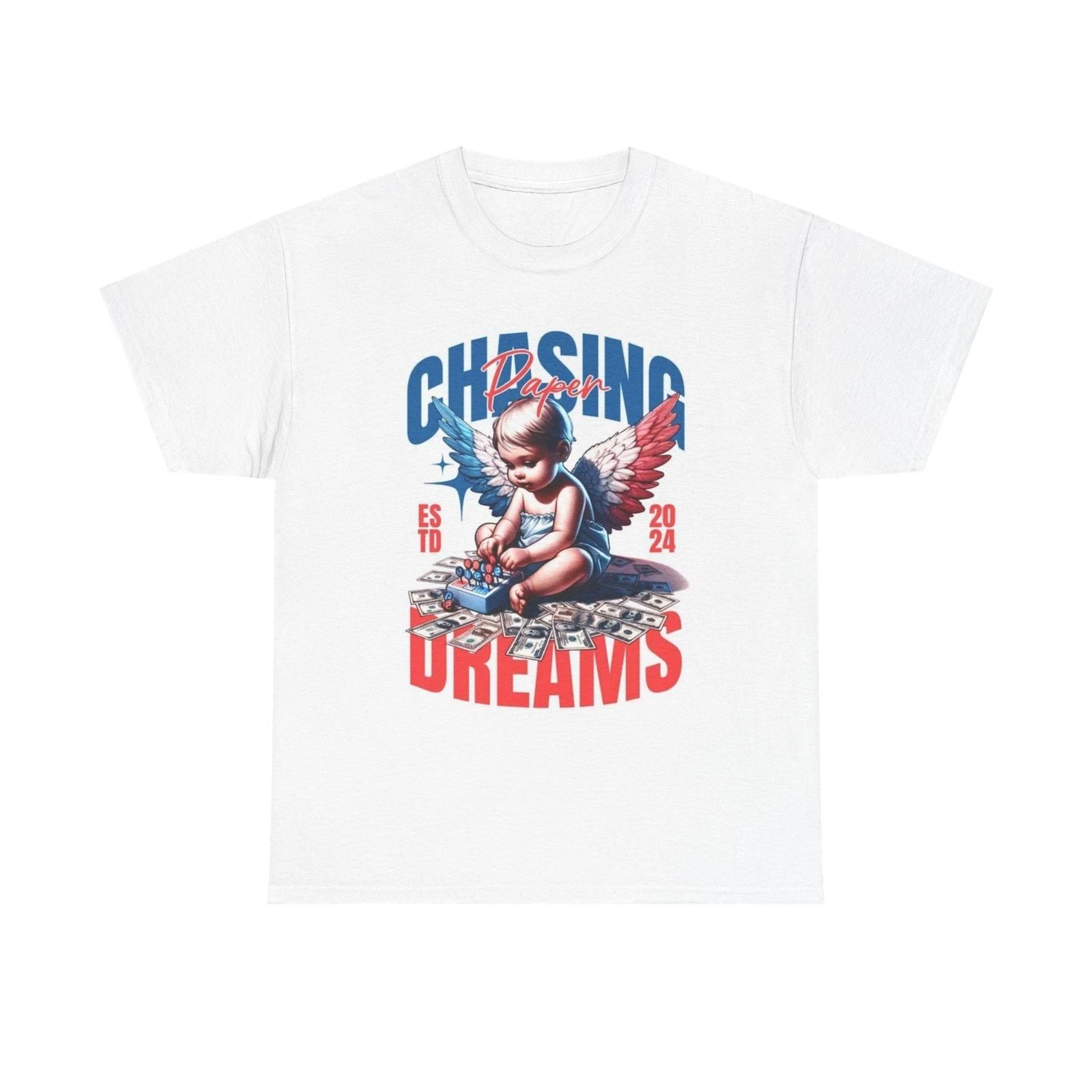 Men s and Women s T-shirts Chasing Dreams Paper Graphic XS