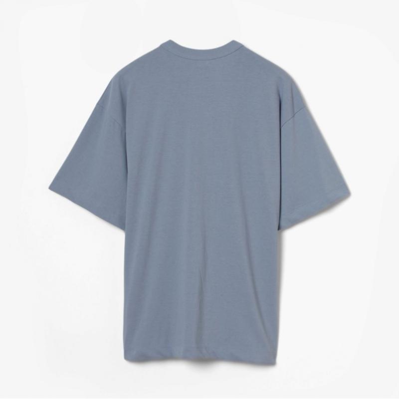 Tbrm CoTTon Crewneck T shirT Sky Blue Tbe2m60000a83
