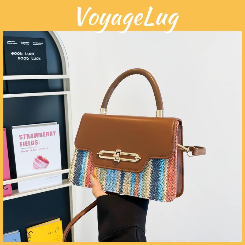 Pu Small Square Shoulder Bag With Stitching For Casual Streetwear Look