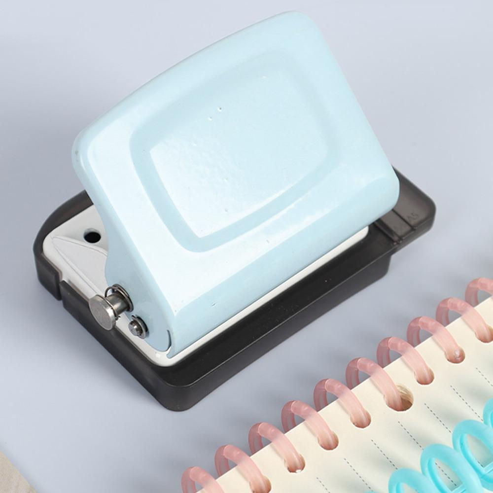 5.5mm Hole Diameter Loose Leaf Paper Puncher ABS Paper Hole Puncher Scrapbook Making
