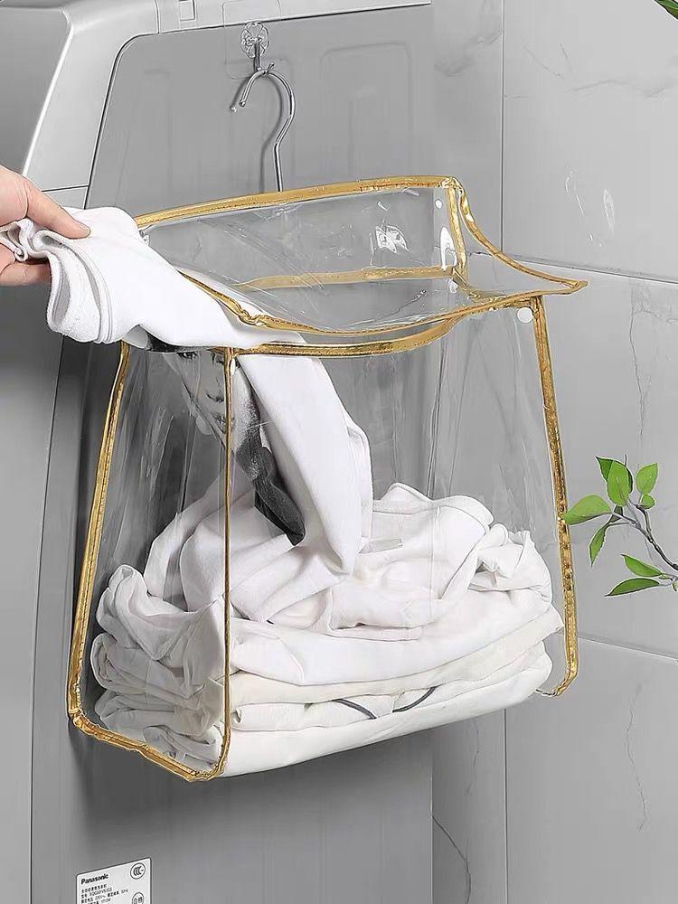 Banyo Giysileri Su Geçirmez Asılabilir Çanta Giysiler Yatak Odası Yurt Asılabilir Saklama Çantası Asılabilir Çanta Bebek Arabası Çantası Büyük Kapasiteli Alışveriş Çantaları