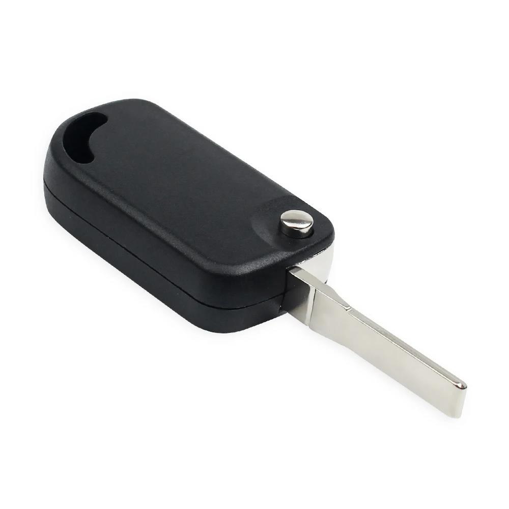KEYYOU For VW For Volkswagen Key Shell Remote Car Key Cover Case Transponder Car Key Shell HU66 Blade For Brazil Mark