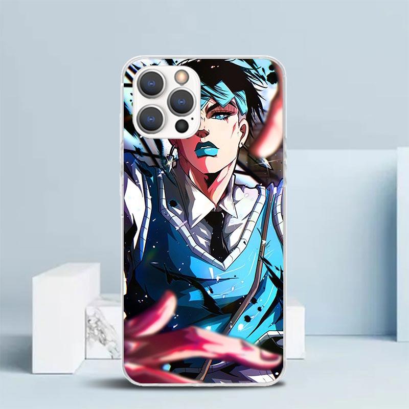 JoJo Adventure Rohan Kishibe Phone Case For IPhone 16 17 Air 16E 15 14 Plus 13 Mini 12 11 Pro Max 7 8 + SE 2020 Soft TPU Back Co