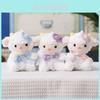 Porte-clés Mouton en Peluche avec Chapeau de Paille Mignon pour Décoration de Mariage et Idées Cadeaux